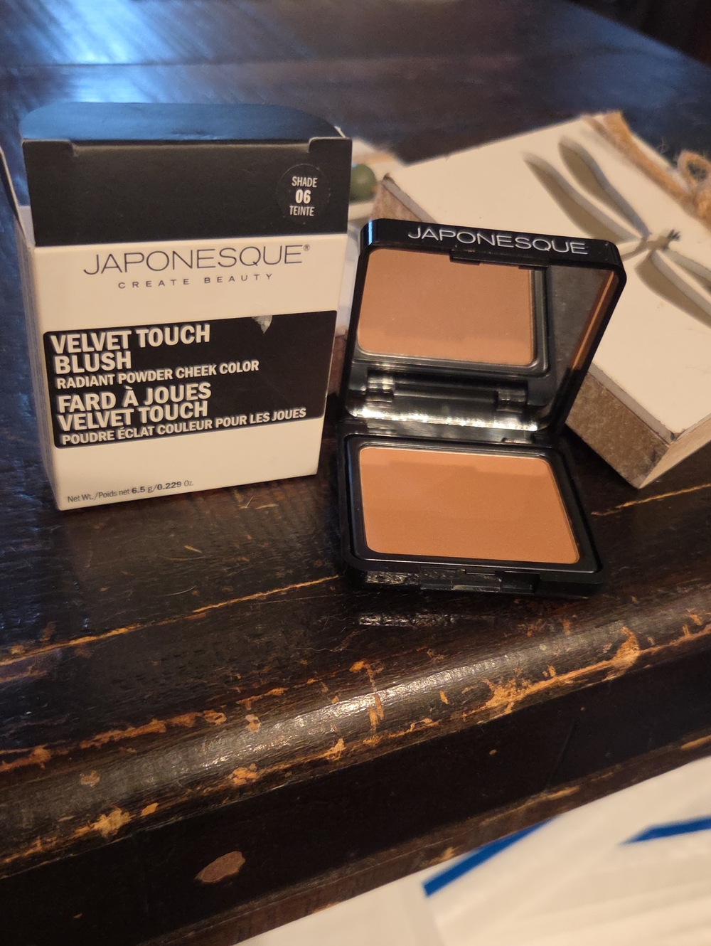 Japonesque Velvet Touch Blush - Shade 06 Warm Peach